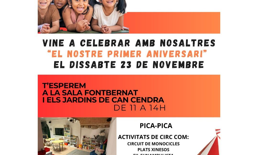 1er aniversari ludoteca